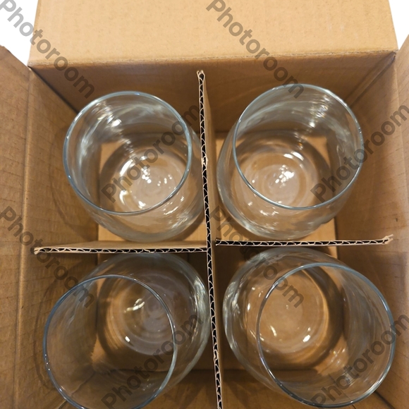 Precious Home Stemless Wine Glasses Set Of 4 510 Ml 17.25 Oz - Picture 8 of 9